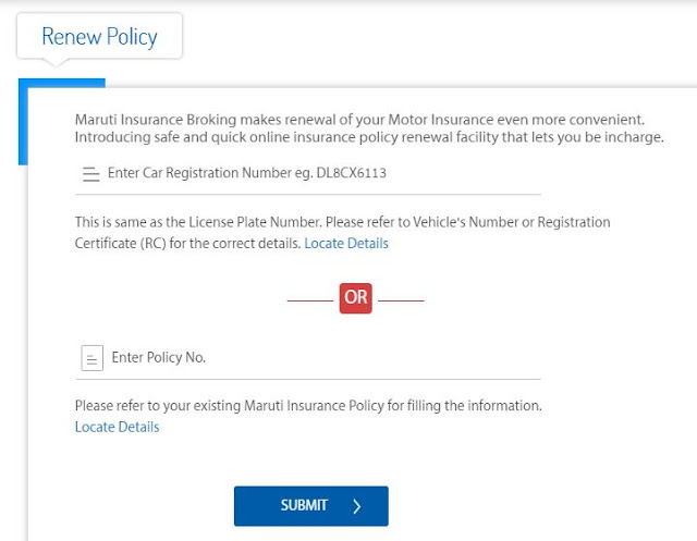 Maruti Suzuki Renew policy