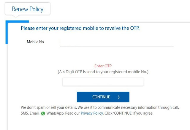 Maruti Suzuki Renew OTP